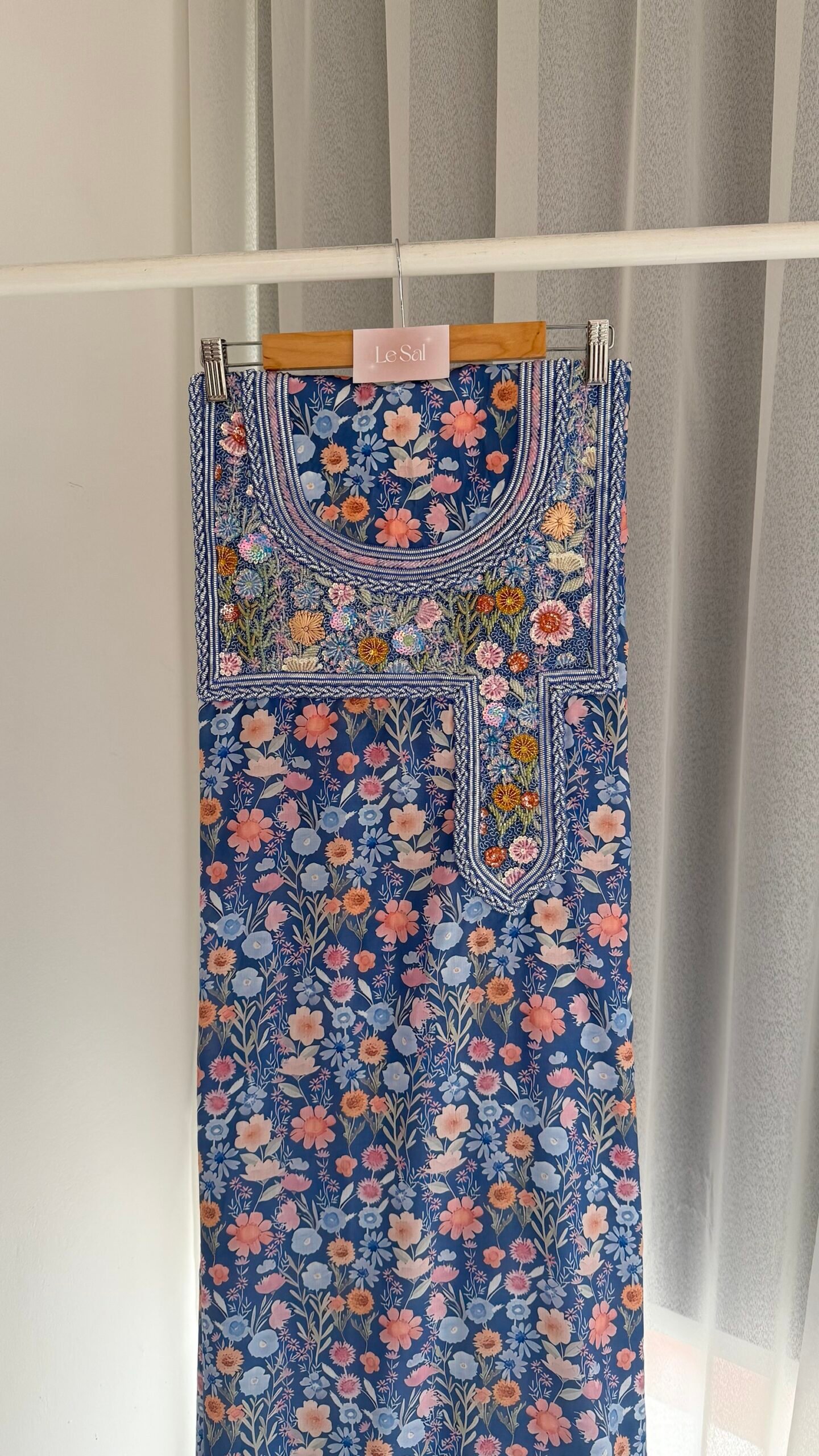 Pastel Blue Tally (Cotton)