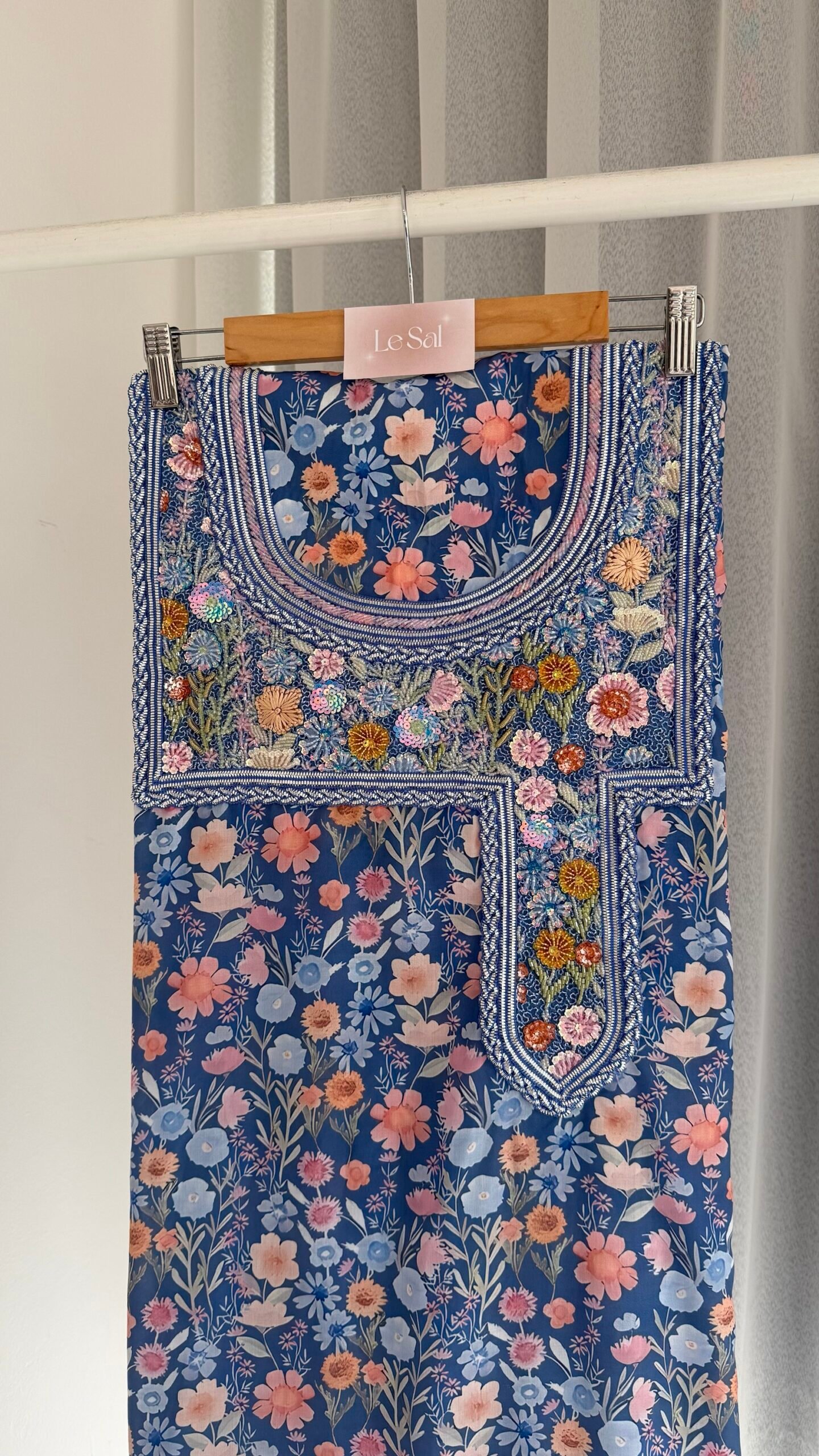 Pastel Blue Tally (Cotton) - الصورة 2