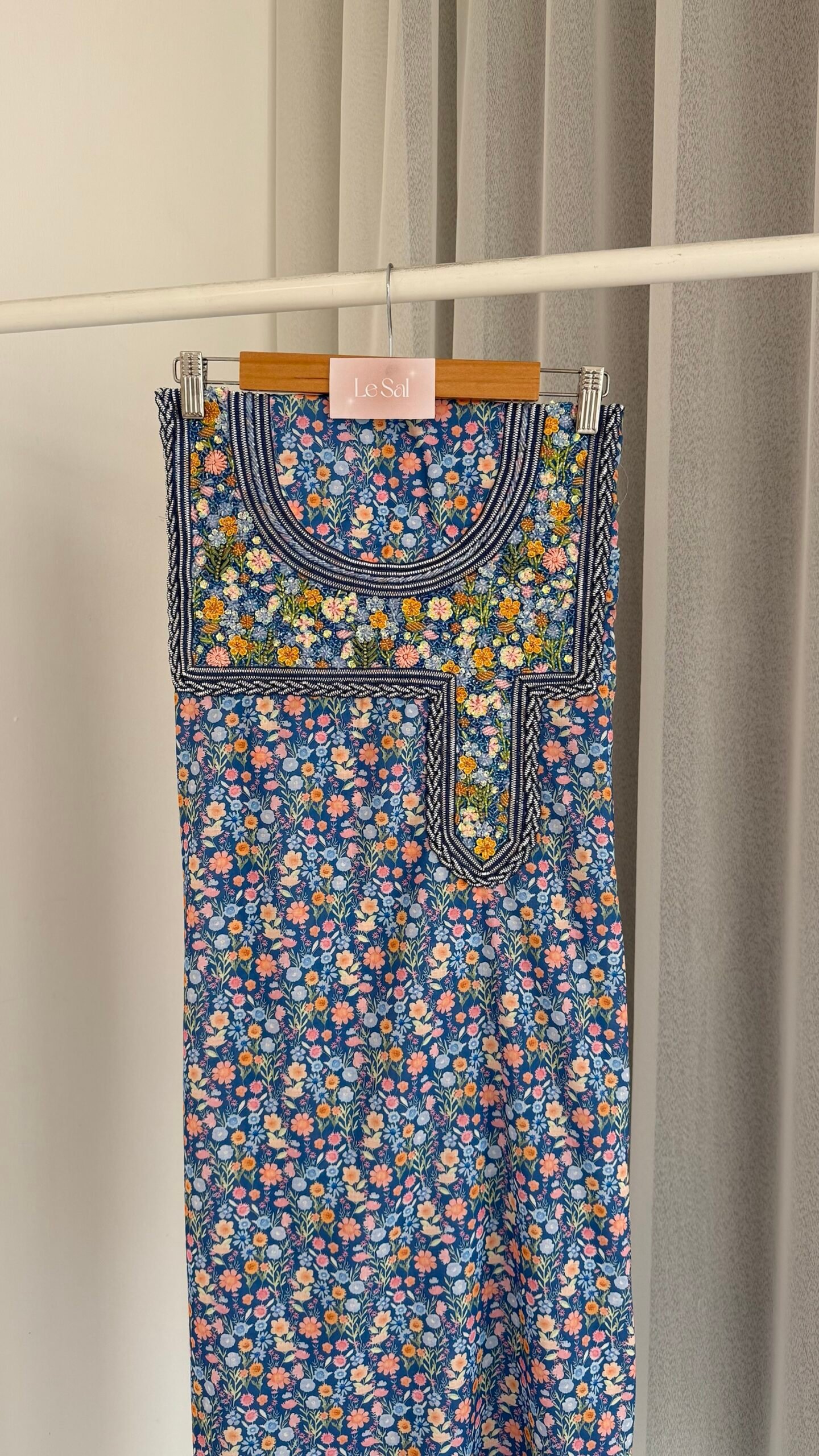 Pastel Blue Tally (Cotton)