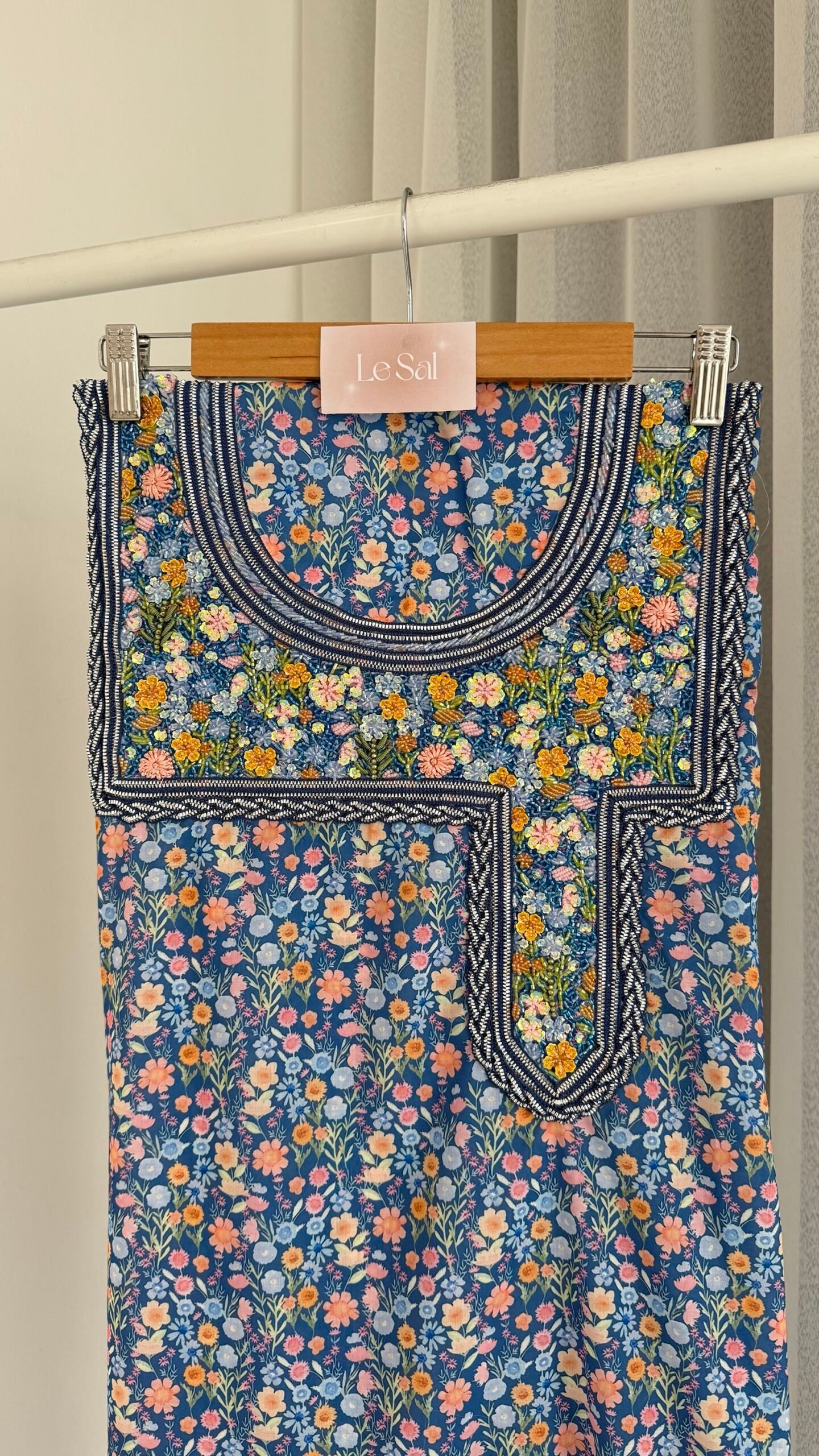Pastel Blue Tally (Cotton) - الصورة 2