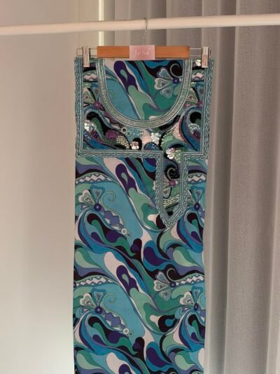 Blue Naqsha Tally (Cotton)