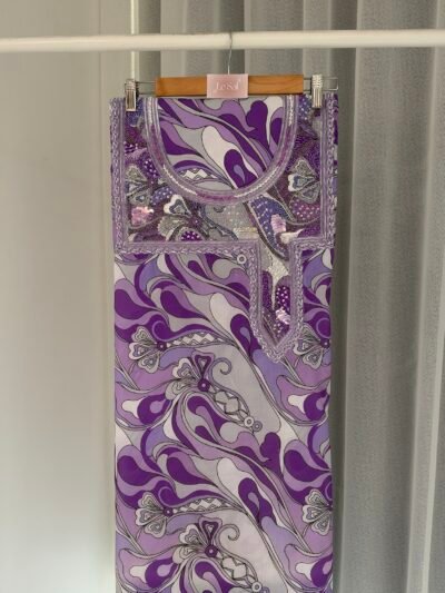 Purple Naqsha Tally (Cotton)